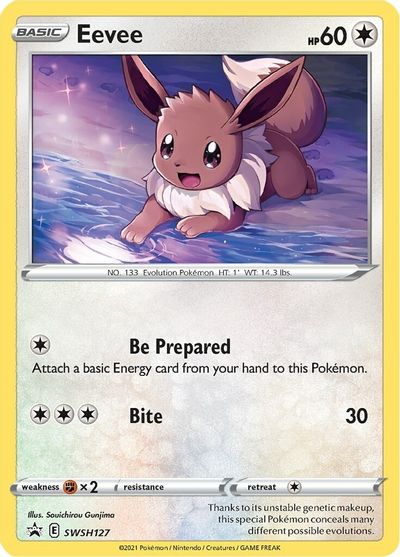 Eevee (SWSH127) [Sword & Shield: Black Star Promos] | Exor Games Truro