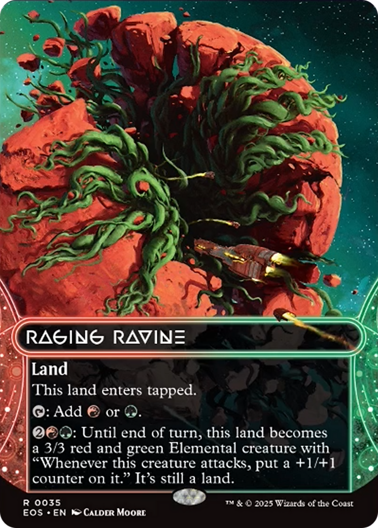 Raging Ravine (0035) (Borderless) [Edge of Eternities: Stellar Sights] | Exor Games Truro
