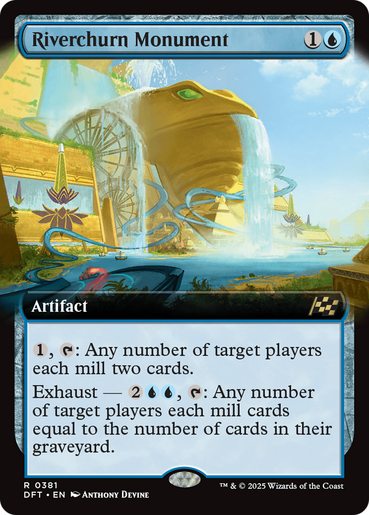 Riverchurn Monument (Extended Art) [Aetherdrift] | Exor Games Truro
