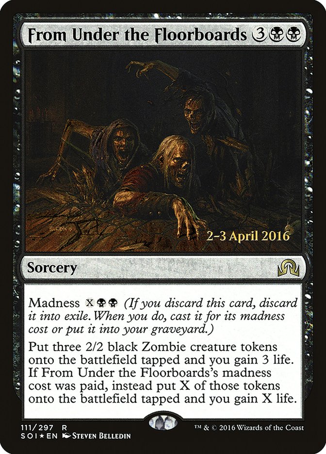 From Under the Floorboards [Shadows over Innistrad Prerelease Promos] | Exor Games Truro