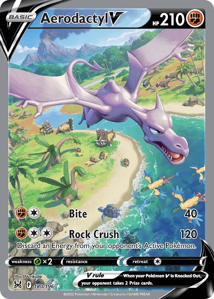 Aerodactyl V (180/196) [Sword & Shield: Lost Origin] | Exor Games Truro