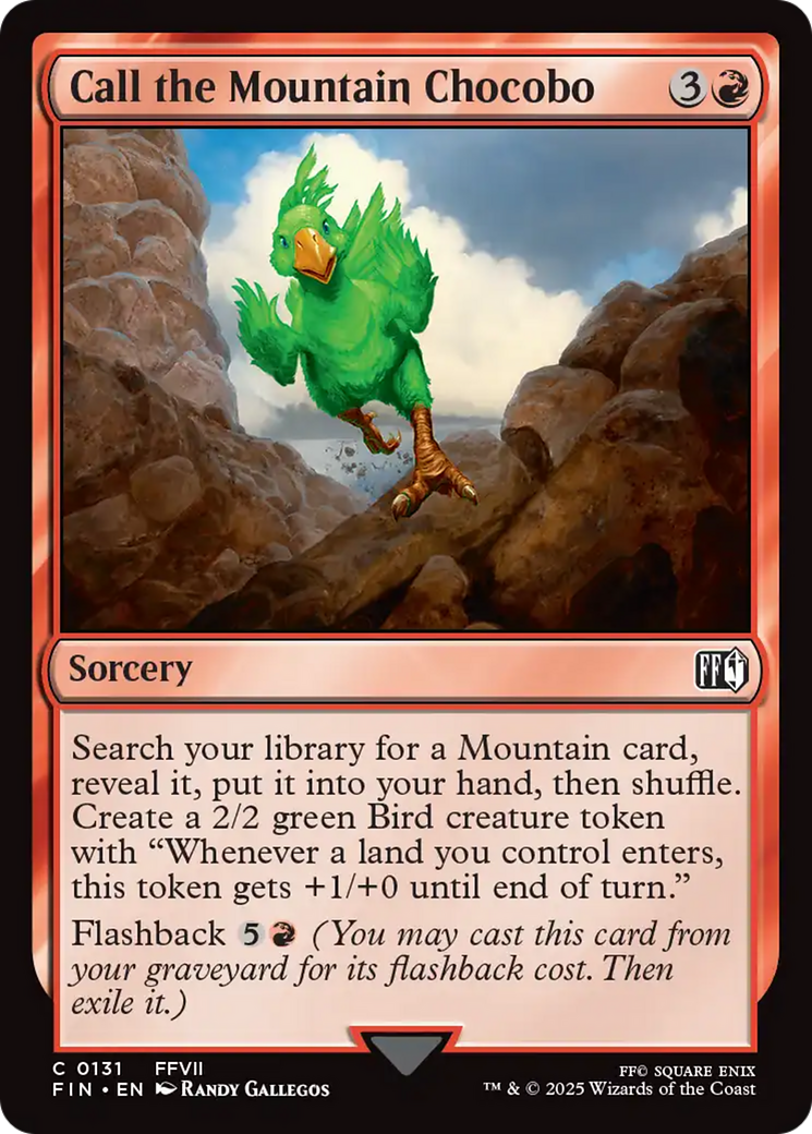 Call the Mountain Chocobo [FINAL FANTASY] | Exor Games Truro