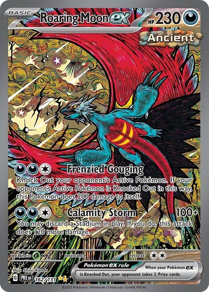 Roaring Moon ex (162/131) [Scarlet & Violet: Prismatic Evolutions] | Exor Games Truro