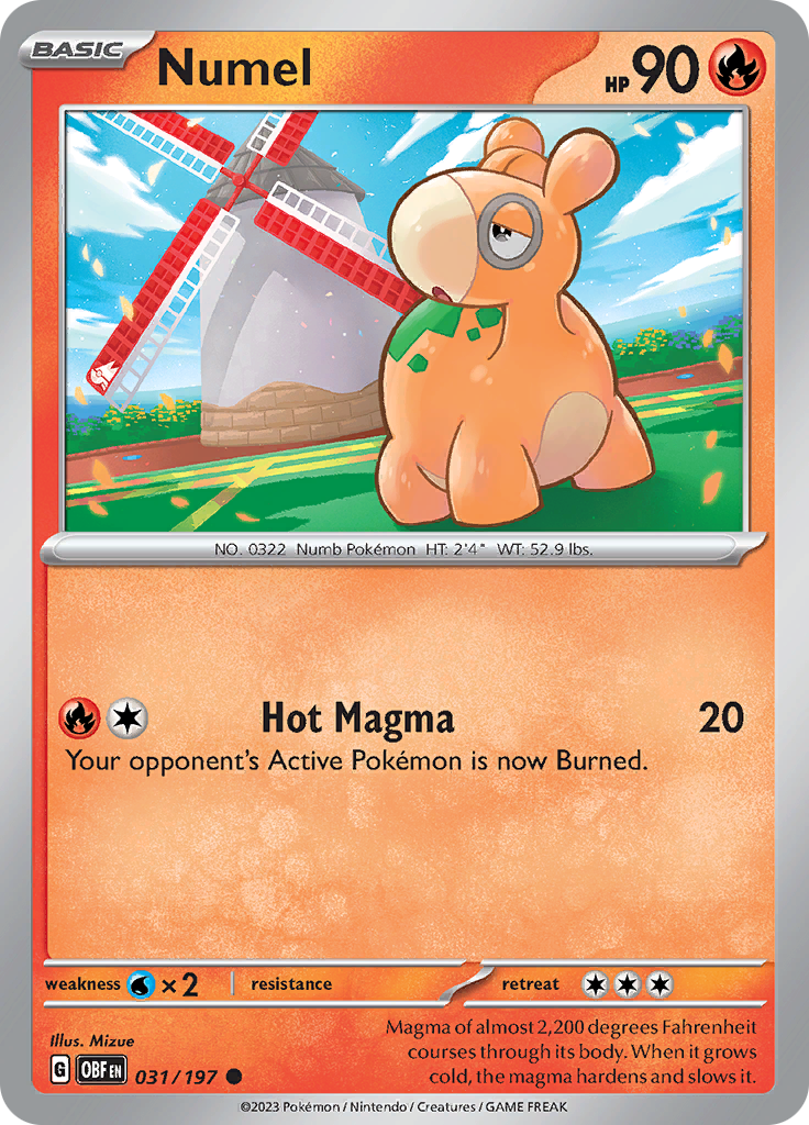 Numel (031/197) [Scarlet & Violet: Obsidian Flames] | Exor Games Truro