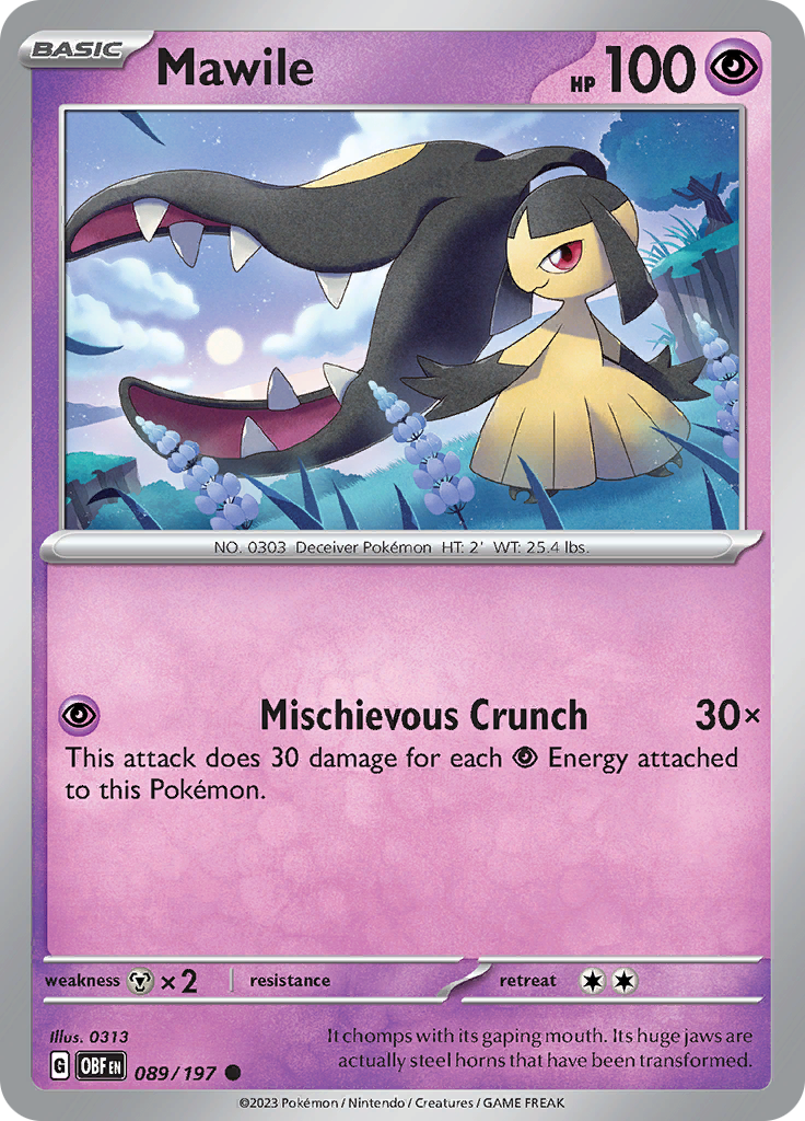 Mawile (089/197) [Scarlet & Violet: Obsidian Flames] | Exor Games Truro