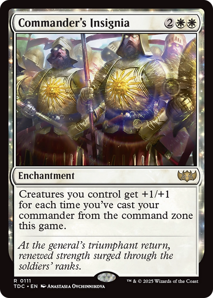 Commander's Insignia [Tarkir: Dragonstorm Commander] | Exor Games Truro