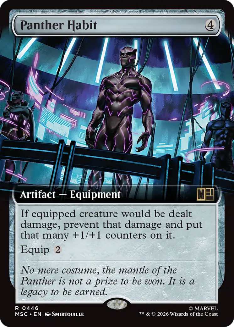 Panther Habit (Extended Art) [Marvel Super Heroes Commander] | Exor Games Truro