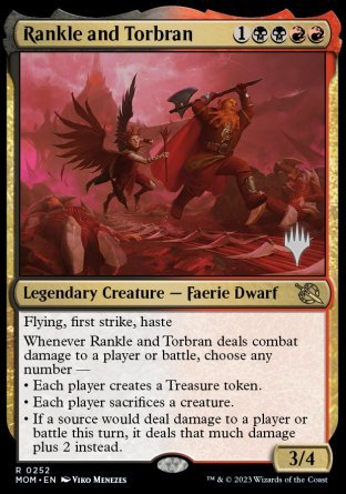 Rankle and Torbran (Promo Pack) [March of the Machine Promos] | Exor Games Truro