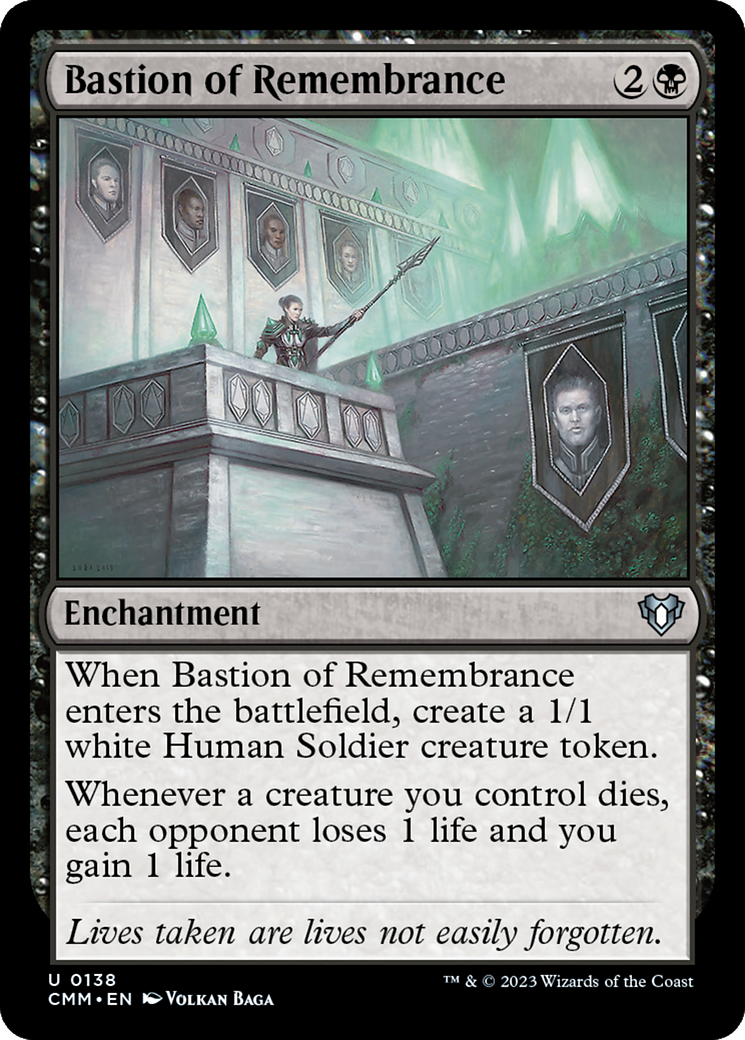 Bastion of Remembrance [Commander Masters] | Exor Games Truro