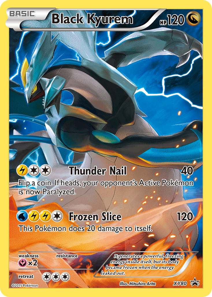 Black Kyurem (XY80) (Full Art Promo) [XY: Black Star Promos] | Exor Games Truro