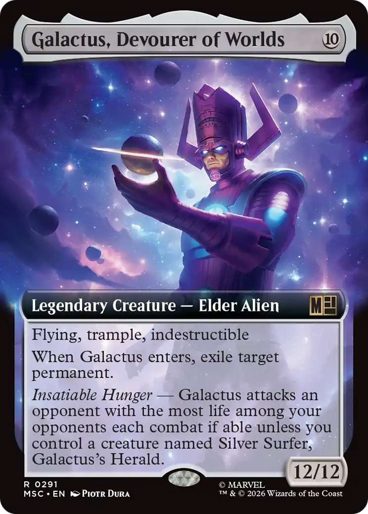 Galactus, Devourer of Worlds (Extended Art) [Marvel Super Heroes Commander] | Exor Games Truro