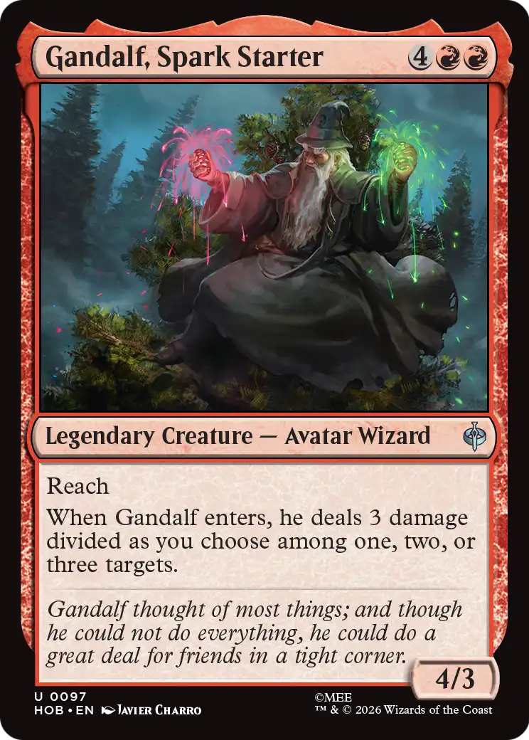 Gandalf, Spark Starter [The Hobbit] | Exor Games Truro