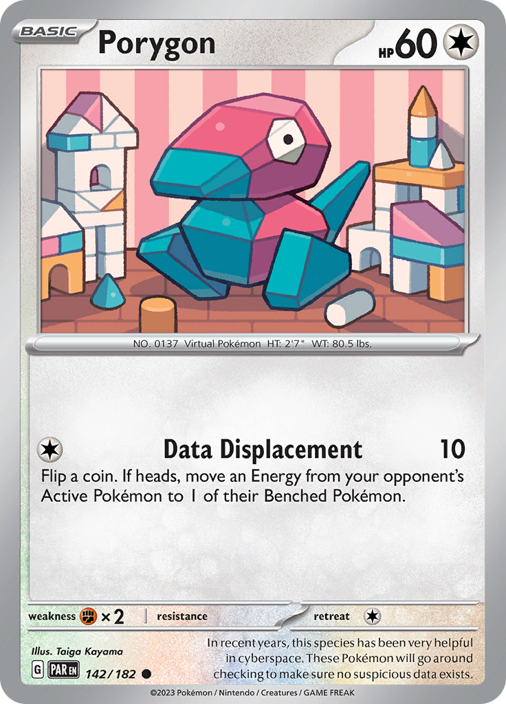 Porygon (142/182) [Scarlet & Violet: Paradox Rift] | Exor Games Truro