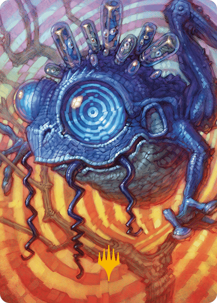 Psychic Frog Art Card (Gold-Stamped Planeswalker Symbol) [Modern Horizons 3 Art Series] | Exor Games Truro