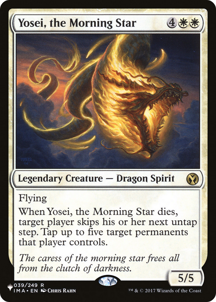 Yosei, the Morning Star [The List Reprints] | Exor Games Truro