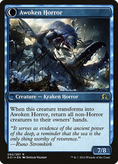 Thing in the Ice // Awoken Horror [Shadows over Innistrad Prerelease Promos] | Exor Games Truro