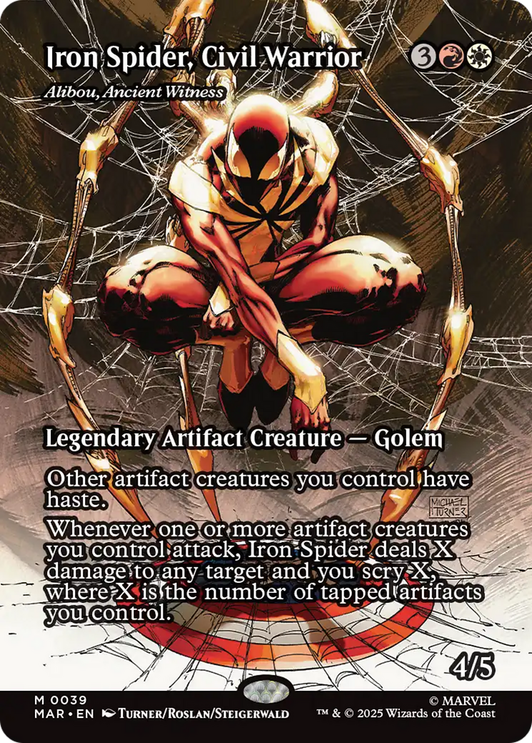 Iron Spider, Civil Warrior - Alibou, Ancient Witness [Marvel's Spider-Man: Eternal-Legal] | Exor Games Truro