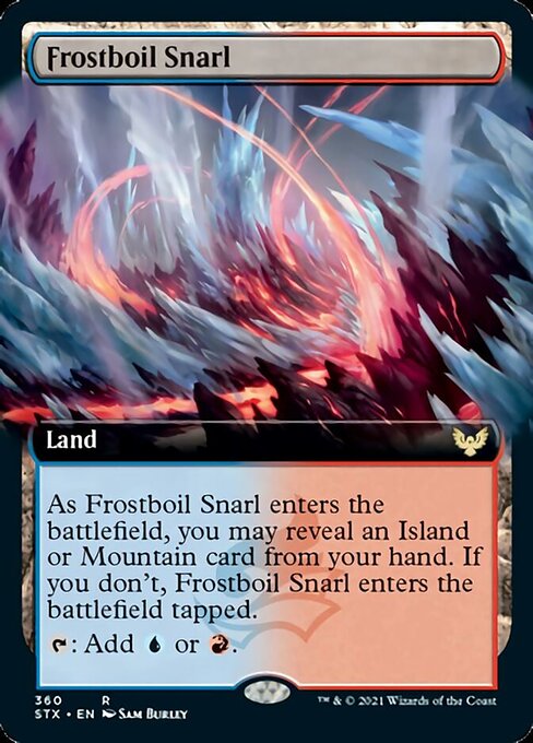 Frostboil Snarl (Extended Art) [Strixhaven: School of Mages] | Exor Games Truro