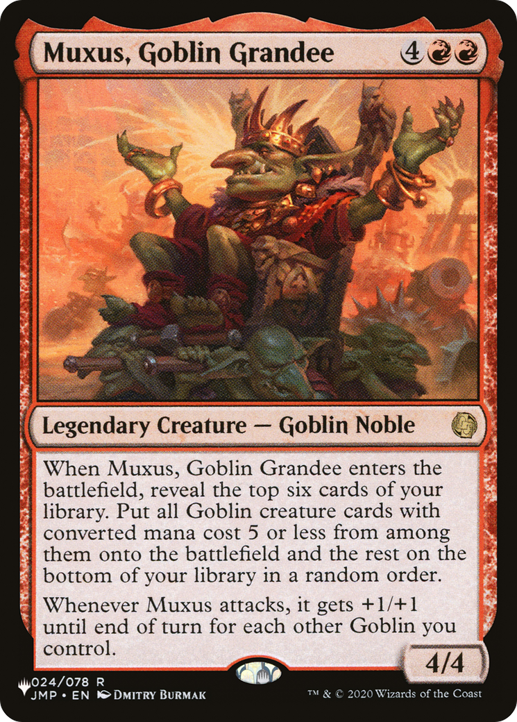 Muxus, Goblin Grandee [The List Reprints] | Exor Games Truro