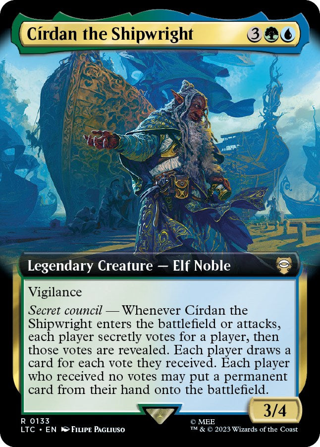 Cirdan the Shipwright (Extended Art) [The Lord of the Rings: Tales of Middle-Earth Commander] | Exor Games Truro