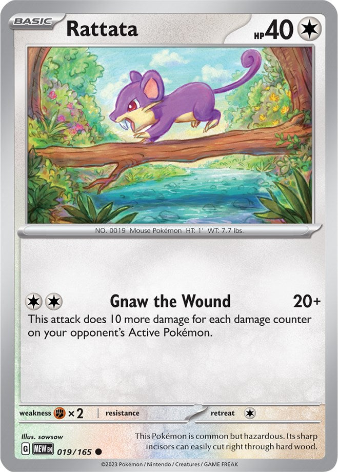 Rattata (019/165) [Scarlet & Violet: 151] | Exor Games Truro