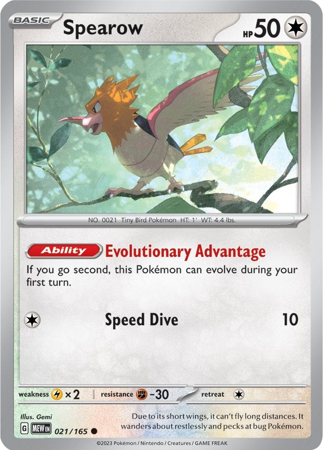 Spearow (021/165) [Scarlet & Violet: 151] | Exor Games Truro