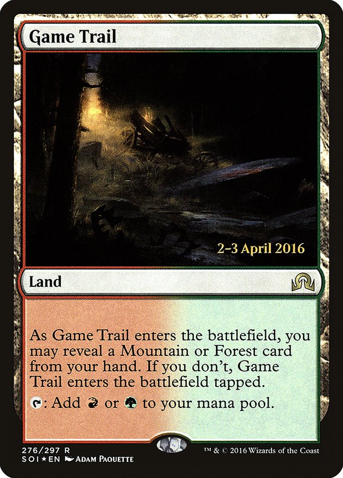 Game Trail [Shadows over Innistrad Prerelease Promos] | Exor Games Truro