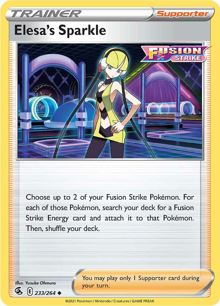 Elesa's Sparkle (233/264) [Sword & Shield: Fusion Strike] | Exor Games Truro