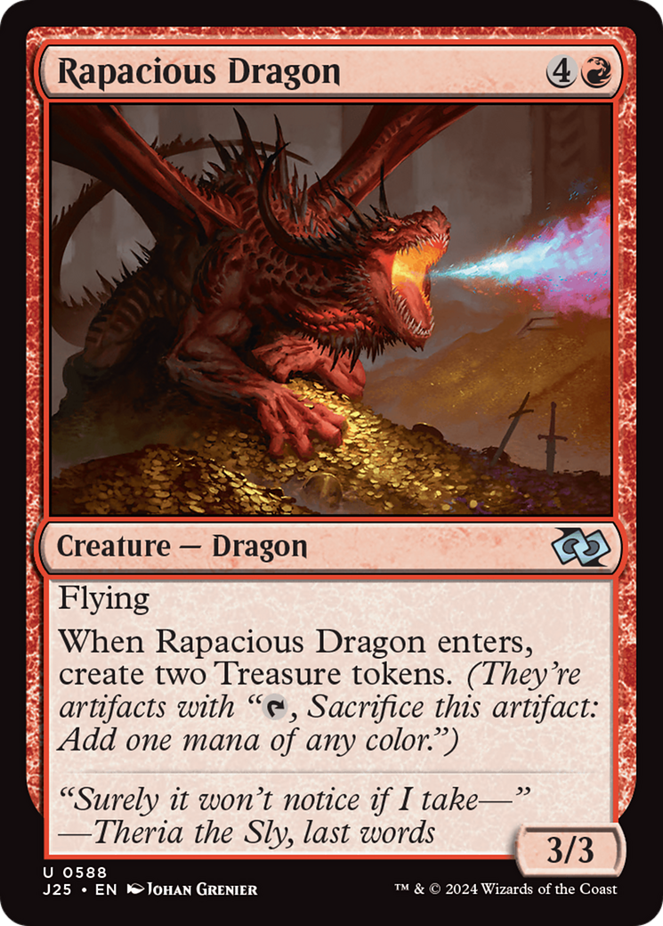 Rapacious Dragon [Foundations Jumpstart] | Exor Games Truro