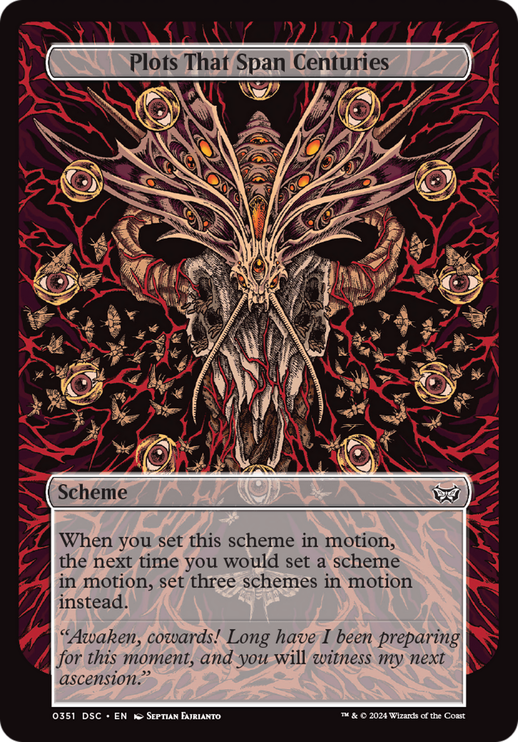 Plots That Span Centuries (Full Art) [Duskmourn: Archenemy] | Exor Games Truro