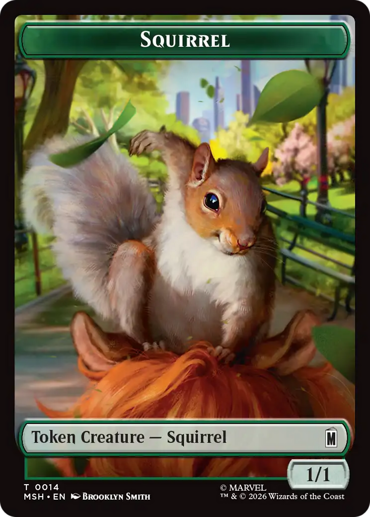 Galactus // Squirrel Double-Sided Token [Marvel Super Heroes Tokens] | Exor Games Truro