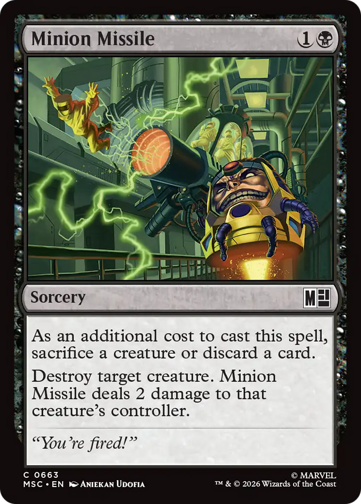 Minion Missile [Marvel Super Heroes Commander] | Exor Games Truro