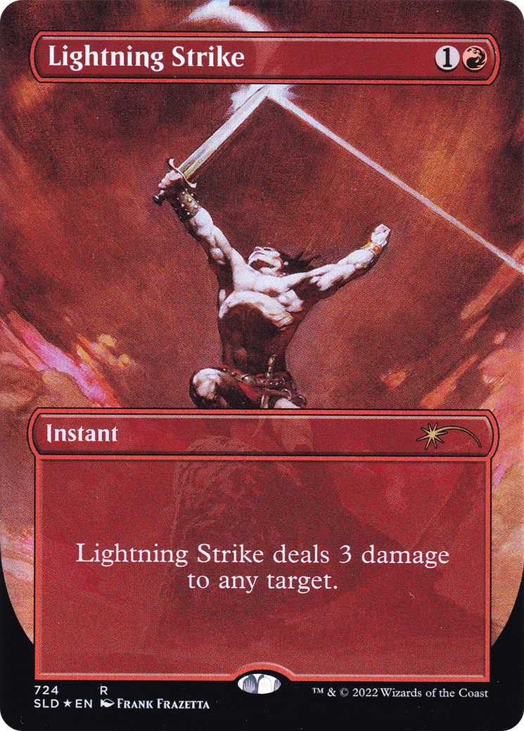 Lightning Strike (Borderless) [Secret Lair Drop Promos] | Exor Games Truro