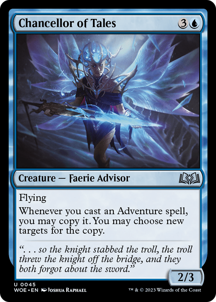 Chancellor of Tales [Wilds of Eldraine] | Exor Games Truro