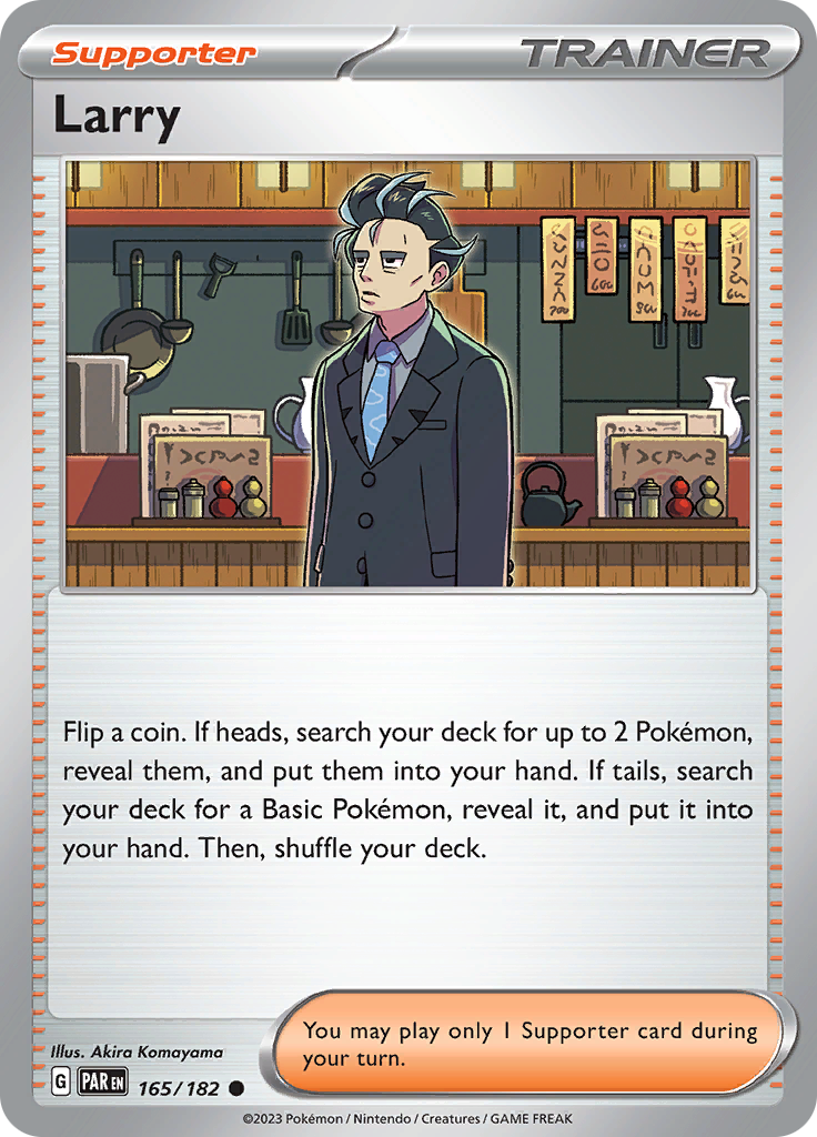 Larry (165/182) [Scarlet & Violet: Paradox Rift] | Exor Games Truro