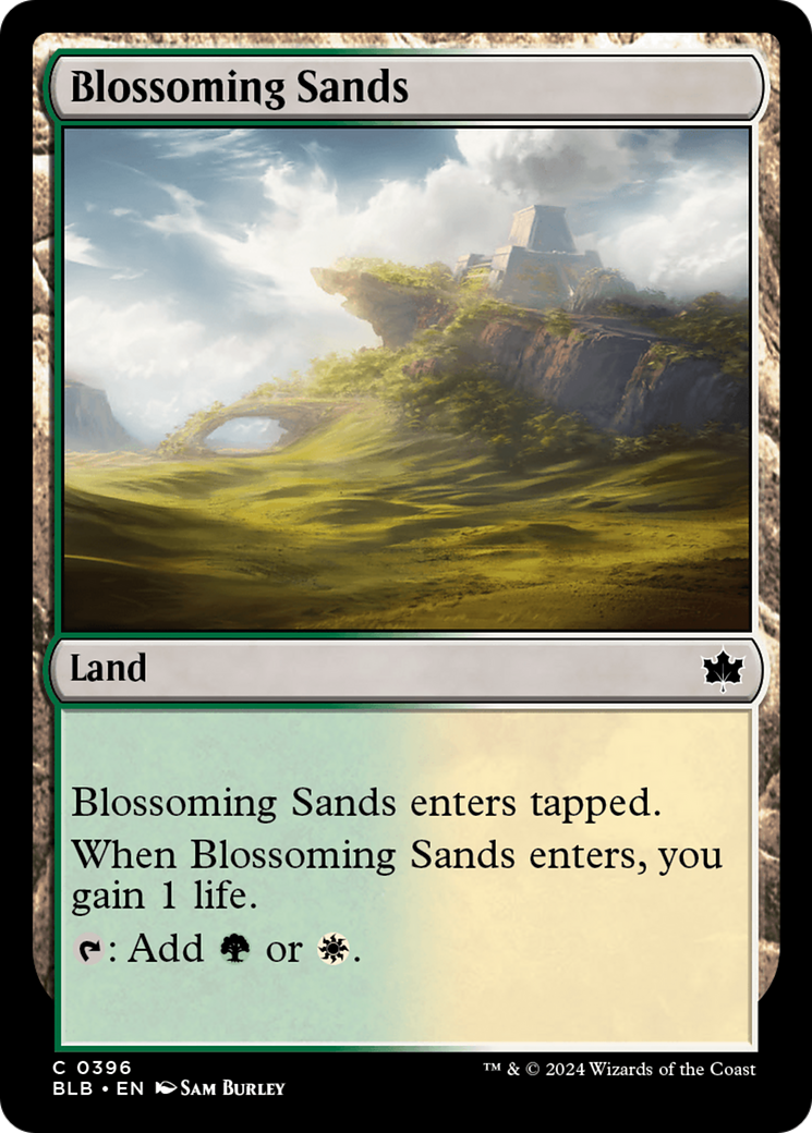 Blossoming Sands [Bloomburrow] | Exor Games Truro