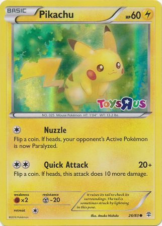 Pikachu (26/83) (Toys R Us Promo) [Miscellaneous Cards] | Exor Games Truro