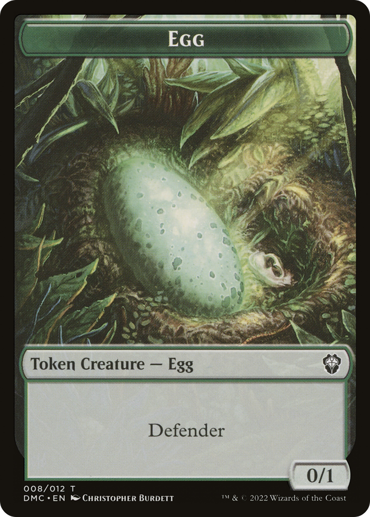 Treasure // Egg Double-Sided Token [Secret Lair Drop Series] | Exor Games Truro