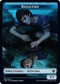 Reflection // Satyr Double-Sided Token [Theros Beyond Death Tokens] | Exor Games Truro