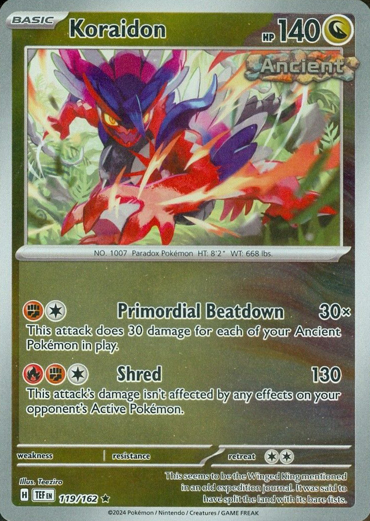 Koraidon (119/162) [Scarlet & Violet: Temporal Forces] | Exor Games Truro