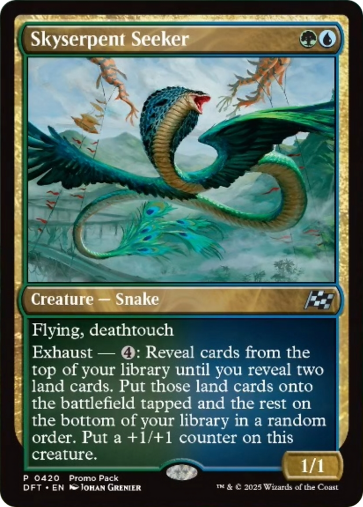 Skyserpent Seeker [Aetherdrift Promos] | Exor Games Truro