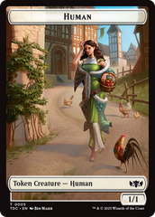 Human // Rat Double-Sided Token [Tarkir: Dragonstorm Commander Tokens] | Exor Games Truro