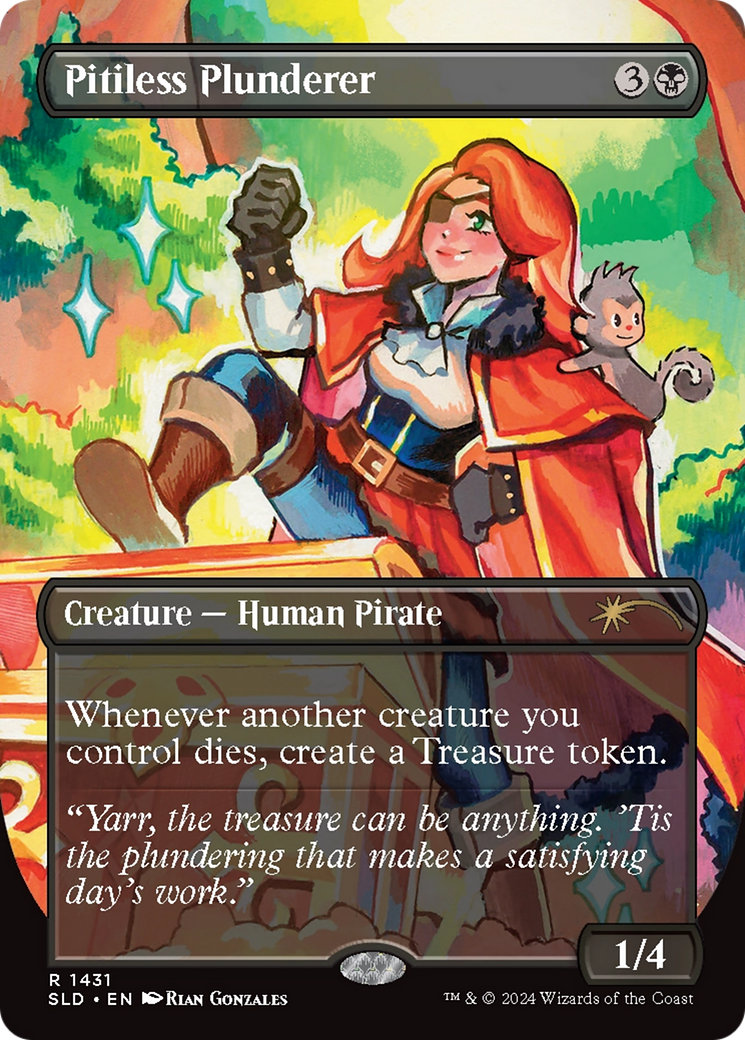 Pitiless Plunderer (Rainbow Foil) [Secret Lair Drop Series] | Exor Games Truro