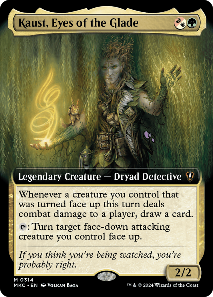 Kaust, Eyes of the Glade (Extended Art) [Murders at Karlov Manor Commander] | Exor Games Truro