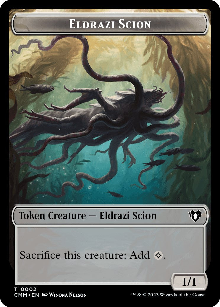 Eldrazi Scion // Phyrexian Beast Double-Sided Token [Commander Masters Tokens] | Exor Games Truro