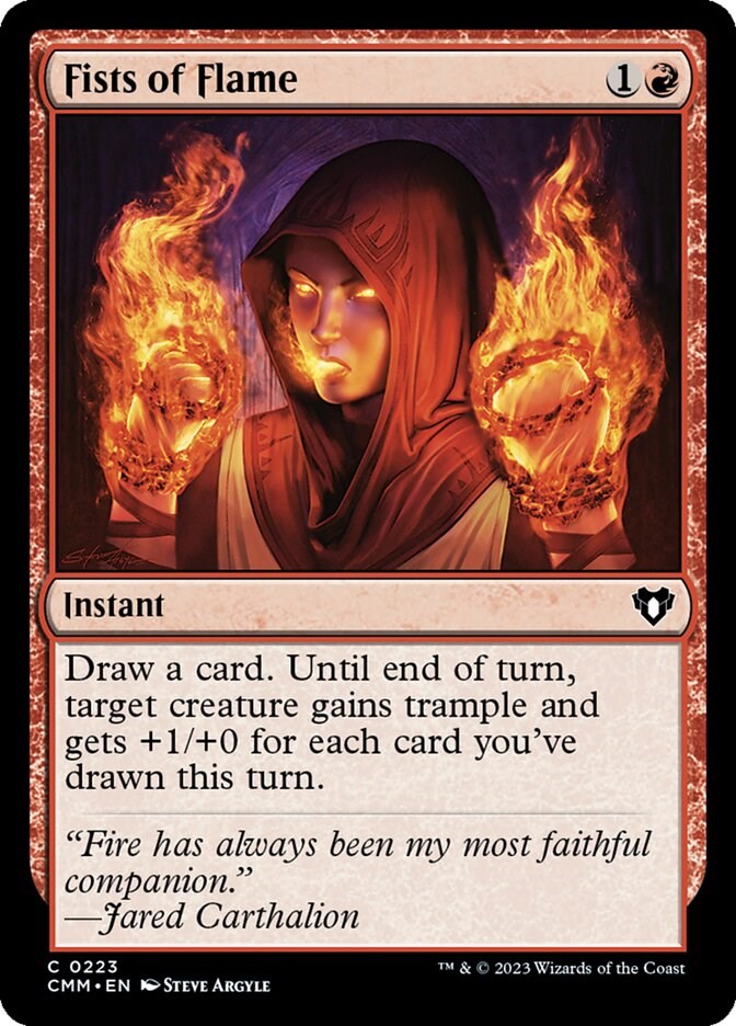 Fists of Flame [Commander Masters] | Exor Games Truro