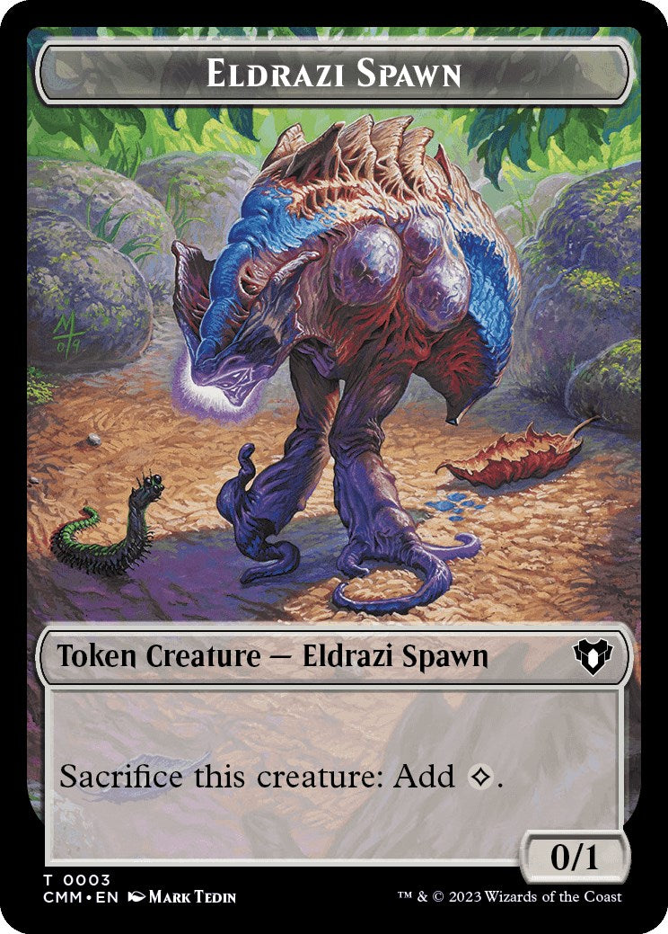 Eldrazi Spawn // Phyrexian Germ Double-Sided Token [Commander Masters Tokens] | Exor Games Truro