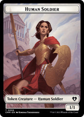 Human Soldier // Zombie (0013) Double-Sided Token [Commander Masters Tokens] | Exor Games Truro