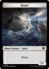 Spirit (0010) // Satyr Double-Sided Token [Commander Masters Tokens] | Exor Games Truro