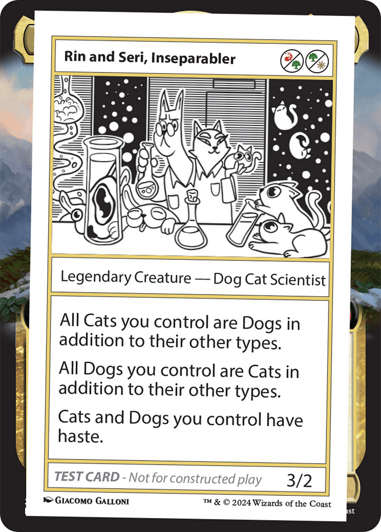 Rin and Seri, Inseparabler [Mystery Booster 2 Playtest Cards] | Exor Games Truro